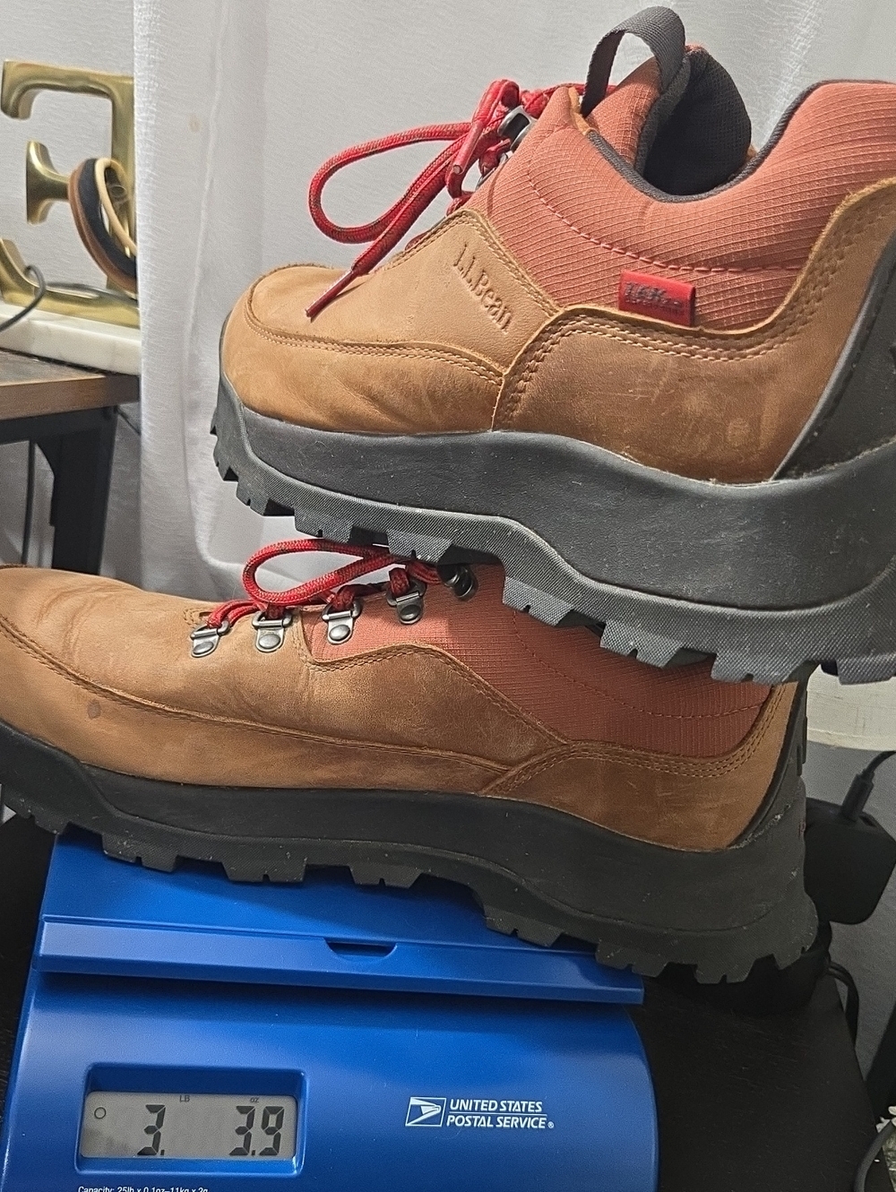 L.L. Bean Men's Tek 2.5 Waterproof Hiking Boots Tan/Rust